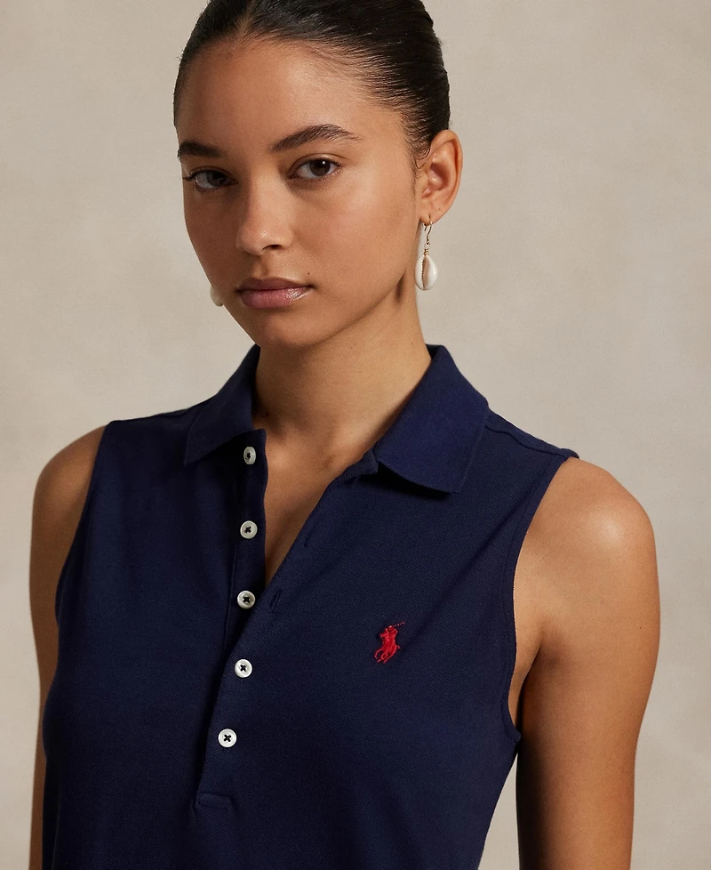 Polo Ralph Lauren Women's Stretch-Cotton Sleeveless Dress