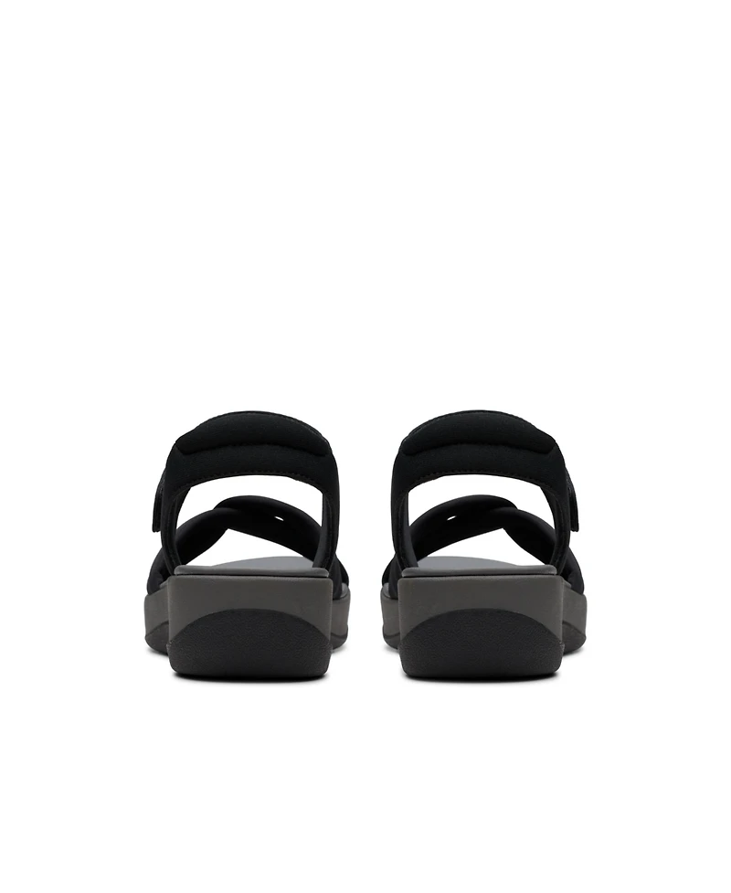 Clarks Women's Arla Daisy Slip On Flat Sandals