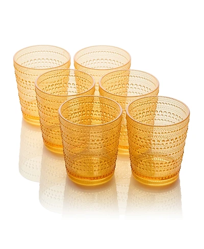 Certified International Santa Fe Acrylic Double Old Fashioned Glasses, Set of 6