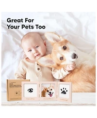 Fond Inkless Baby Handprint and Footprint Kit for Newborn Boys & Girls, Dog Paw Print Kit, Gift