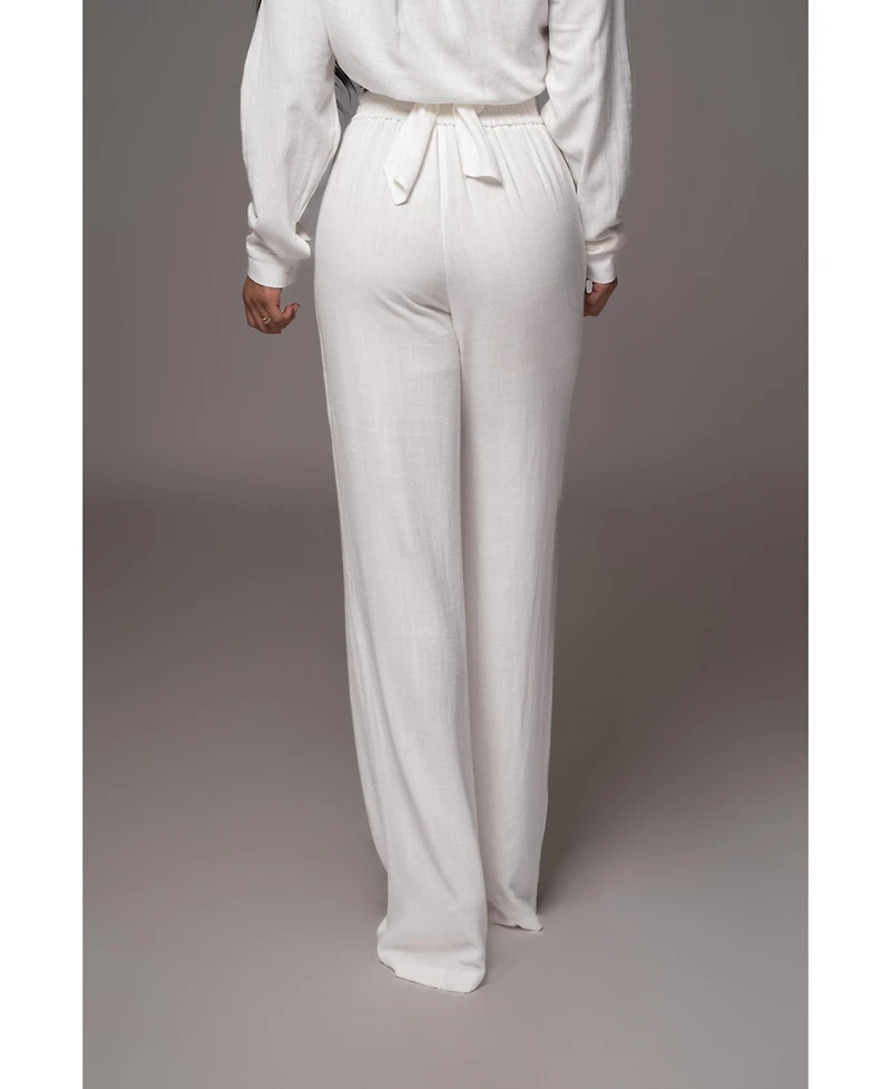 Jluxlabel Women's Thea Linen Pants