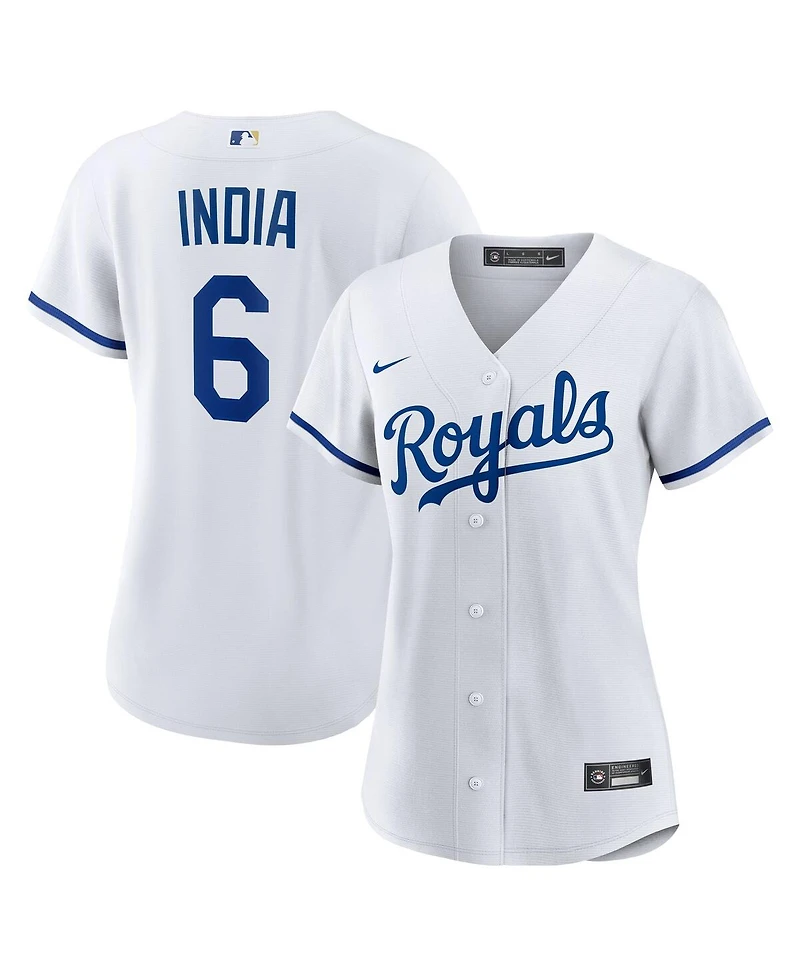 Nike Women's Jonathan India White Kansas City Royals Home Replica Jersey