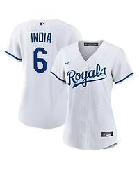Nike Women's Jonathan India White Kansas City Royals Home Replica Jersey