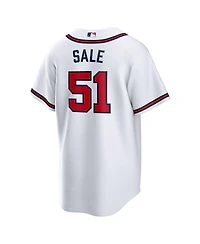 Nike Men's Chris Sale White Atlanta Braves Home Replica Jersey