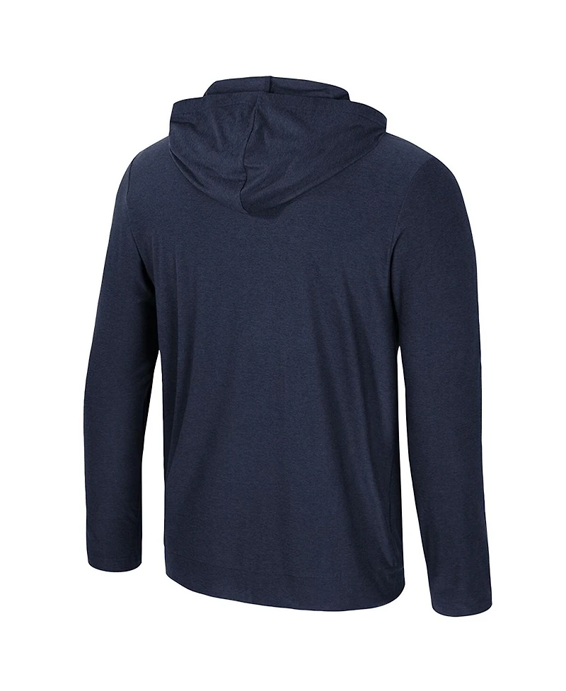 Colosseum Men's Navy Arizona Wildcats Long Sleeve Hoodie T-Shirt