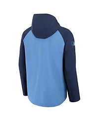 Nike Men's Light Blue/Navy Tampa Bay Rays Authentic Collection Raglan Performance Full-Zip Jacket