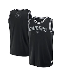 Fanatics Men's Black Las Vegas Raiders Elements Future Ground Jersey Tank Top