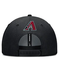 Nike Men's Black Arizona Diamondbacks Rise Gaberdine Adjustable Hat