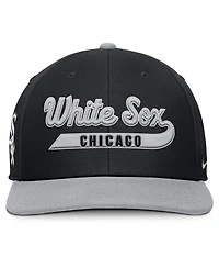 Nike Men's Black/Gray Chicago White Sox Pro Performance Snapback Hat