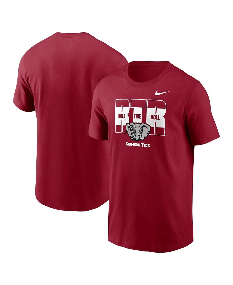 Nike Men's Crimson Alabama Crimson Tide Campus Local T-Shirt