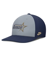 Nike Men's Gray/Navy Houston Astros Pro Performance Snapback Hat