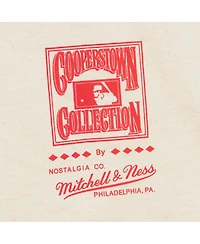 Mitchell & Ness Men's Cream Texas Rangers Cooperstown Collection Crown Jewels T-Shirt