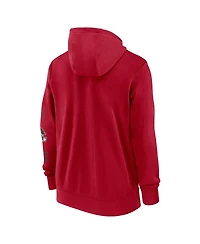 Nike Men's Red Tampa Bay Buccaneers Club Full-Zip Hoodie Jacket