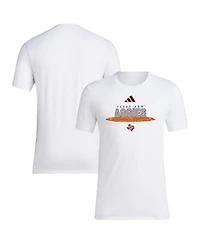 Adidas Men's White Texas A M Aggies Softball Pitcher's Circle T-Shirt