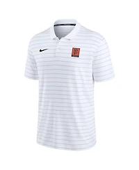 Nike Men's White San Francisco Giants Striped Polo Shirt