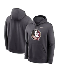 Nike Men's Anthracite Florida State Seminoles Primetime Club Fleece Pullover Hoodie