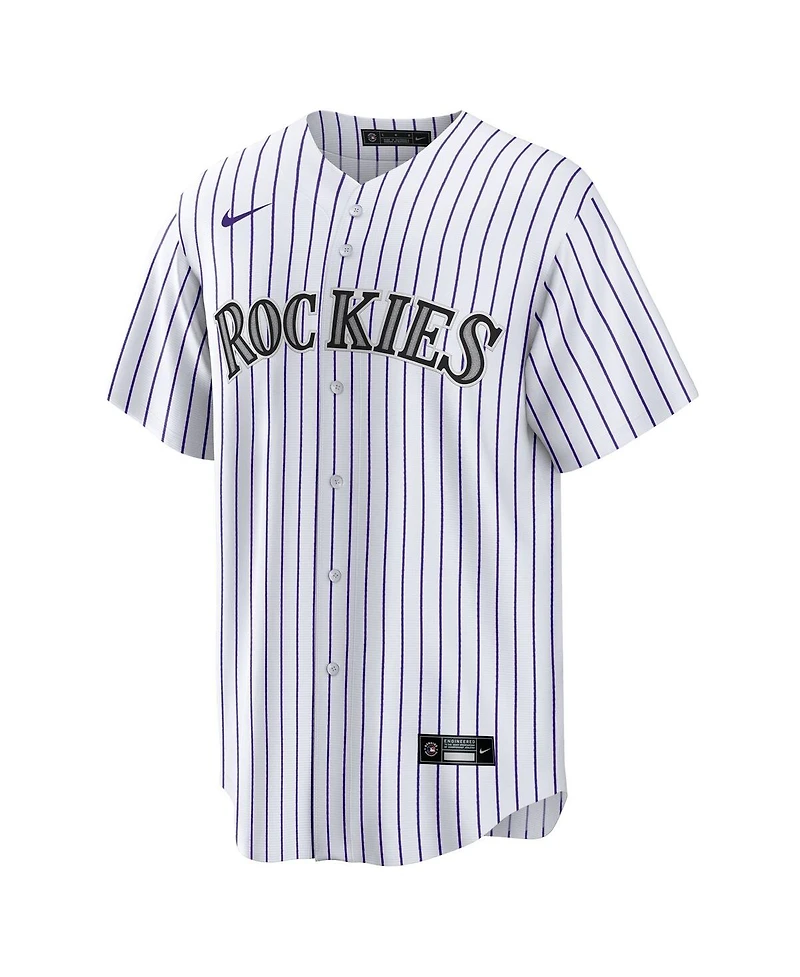 Nike Men's Ezequiel Tovar White Colorado Rockies Home Replica Jersey