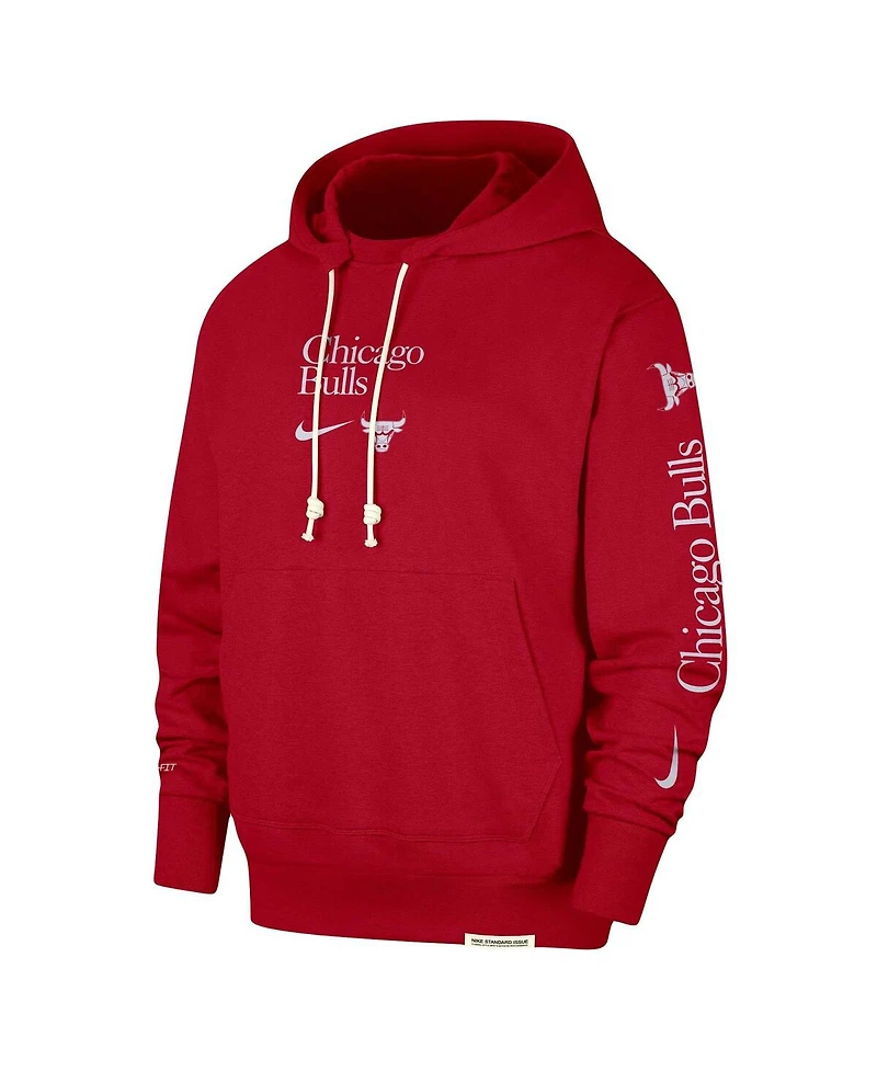 Nike Men's Red Chicago Bulls Authentic Performance Pullover Hoodie