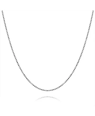 Bling Jewelry 150 Gauge .925 Sterling Silver Sparkle Ball Shot Bead Chain Necklace 16 18 20 24 Inch
