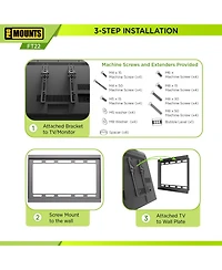 ProMounts Tilt Tv Wall Mount for TVs 13"