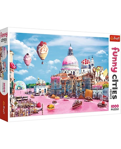 Trefl Red Funny Cities 1000 Piece Puzzle - Sweets in Venice