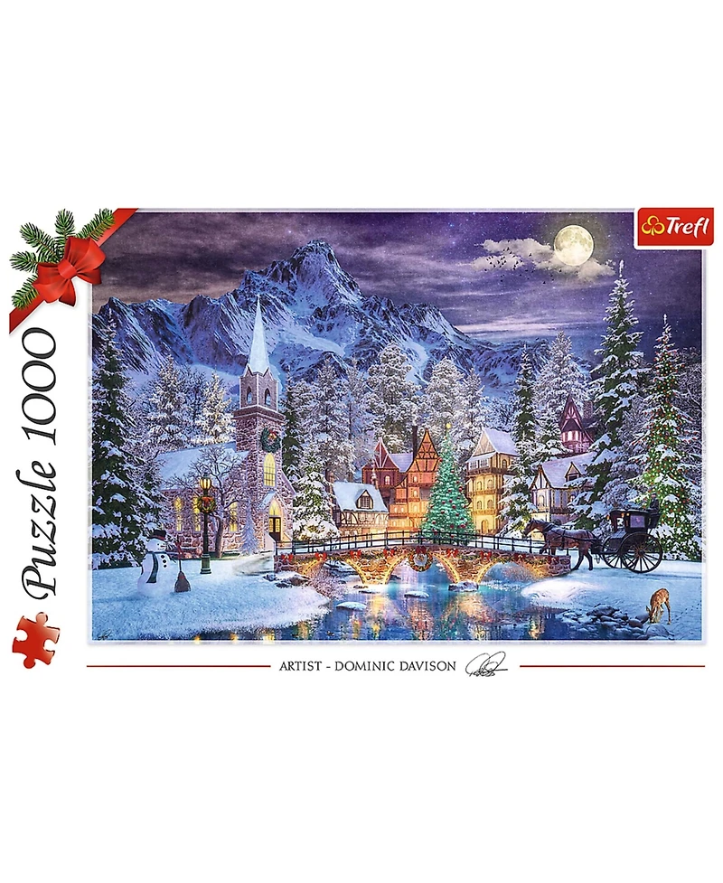 Trefl Red 1000 Piece Puzzle - Christmas Atmosphere