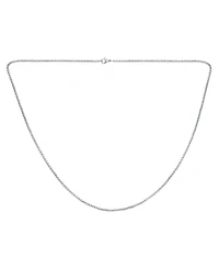 Bling Jewelry Simple Thin 2.5MM Basic Plain Silver Gold Tone Black Stainless Steel Rolo Cable Chain Necklace
