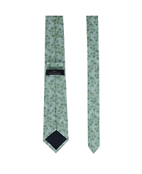 Trafalgar Men's Nohea Palm Tree Linen Blend Novelty Necktie