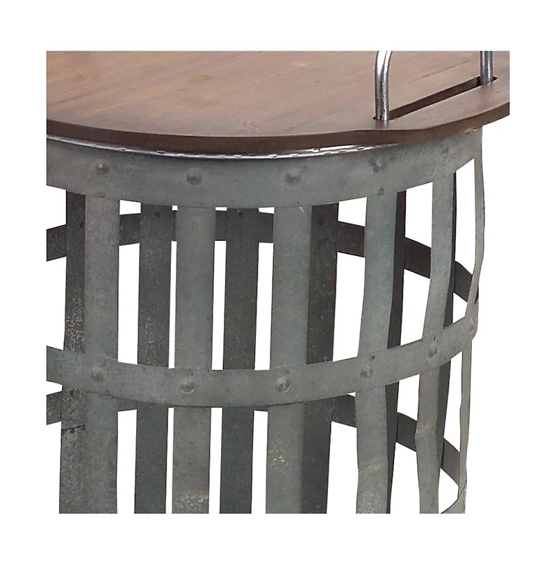 Round Accent Table – Minimalist and Durable Construction