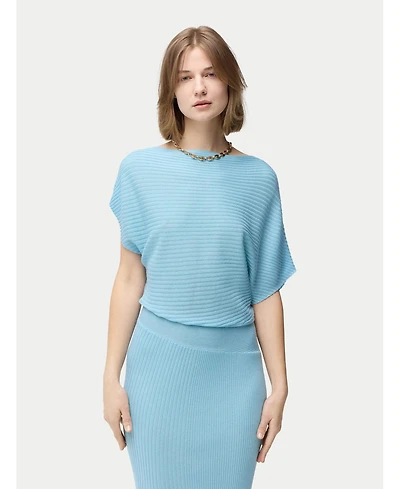 Gobi Cashmere Women's Asymmetric Silk Dress