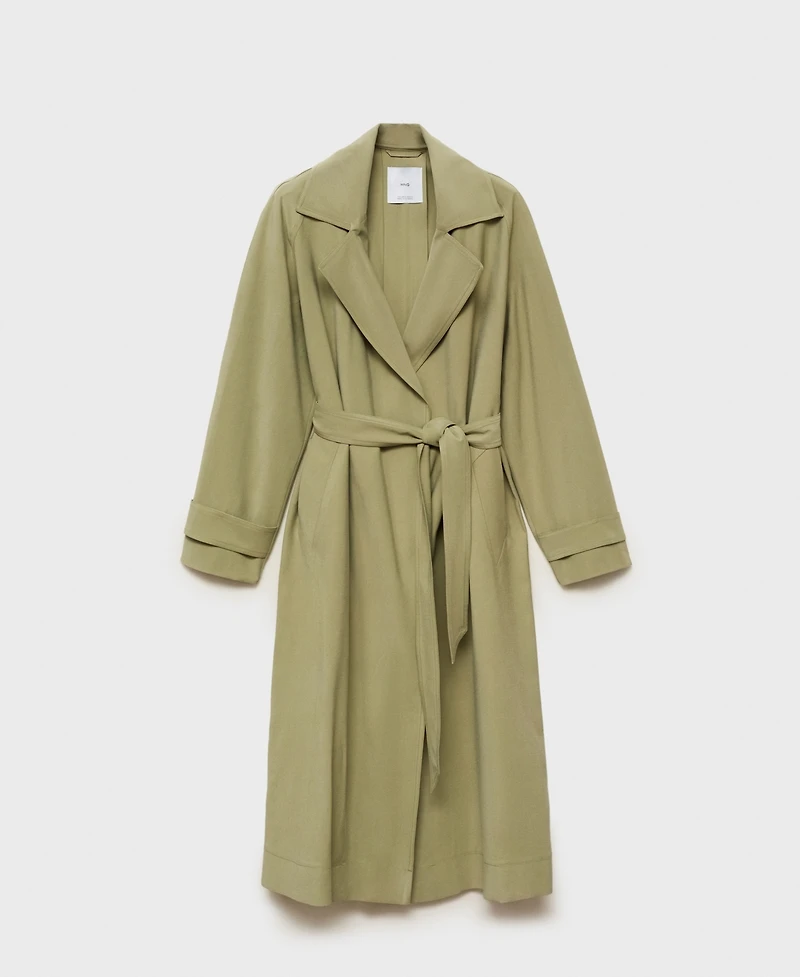 Mango Women's Soft Belt Trench Coat
