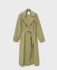 Mango Women's Soft Belt Trench Coat