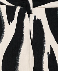 Mango Women's Zebra Print Straight Trousers