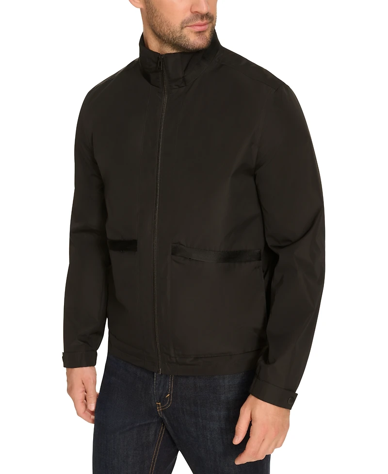 Cole Haan Men's Technical Rain Packable Windbreaker