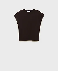 Mango Women's Sleeveless Fine Knit Sweater