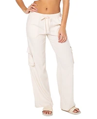 Roxy Juniors' Lagoon Tie-Waist Pull-On Cargo Pants
