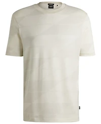 Boss by Hugo Men's Two-Tone Jacquard T-Shirt