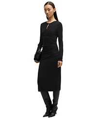 Boss by Hugo Women's Keyhole Neckline Dress