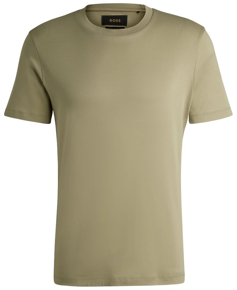 Boss by Hugo Men's Regular-Fit Mercerized-Cotton T-Shirt