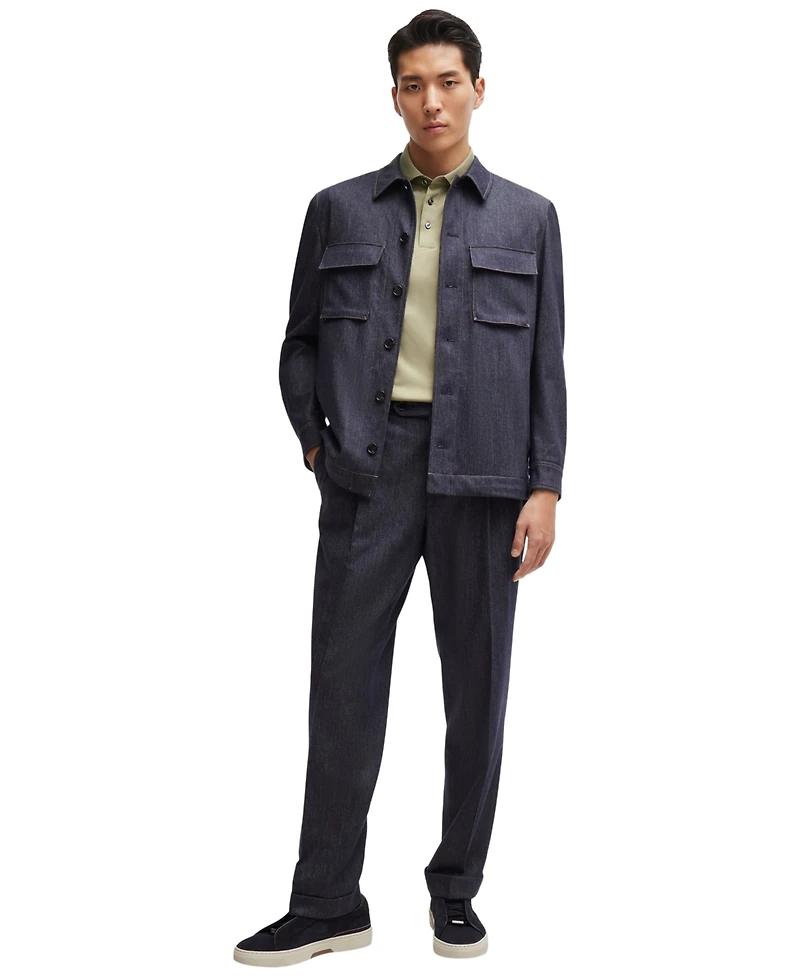 Boss by Hugo Men's Mercerized Cotton Regular-Fit Polo Shirt