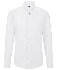 Boss by Hugo Men's Easy-Iron Stretch-Cotton Poplin Slim-Fit Dress Shirt
