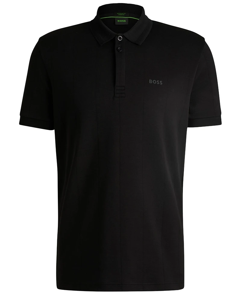 Boss by Hugo Men's Drop Needle Stitching Paddy Polo