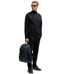 Boss by Hugo Boss Men's Double B Monogram Zip-Neck Sweatshirt