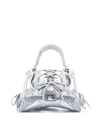 Pre-Owned Balenciaga Small SneakerHead Top Handle Bag Mesh and Faux Leather