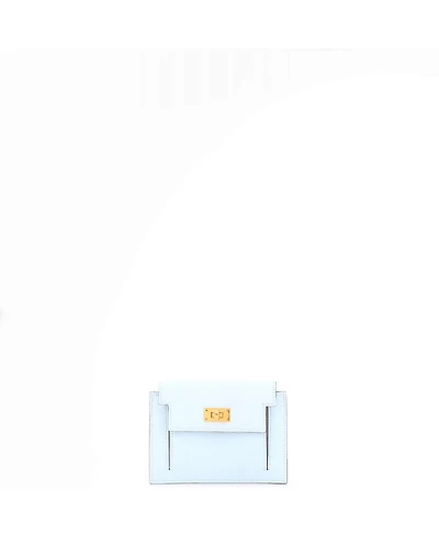 Pre-Owned Hermes Kelly Pocket Compact Wallet Chevre Mysore