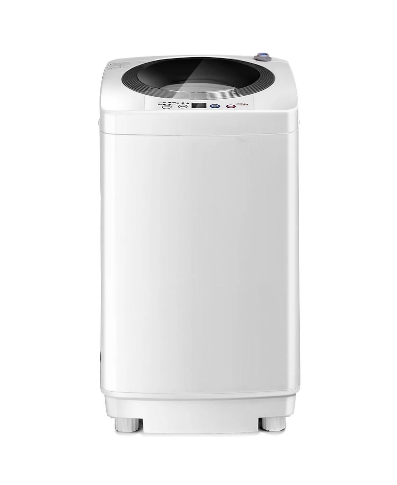 Portable 7.7 lbs Automatic Laundry Washing Machine with Drain Pump