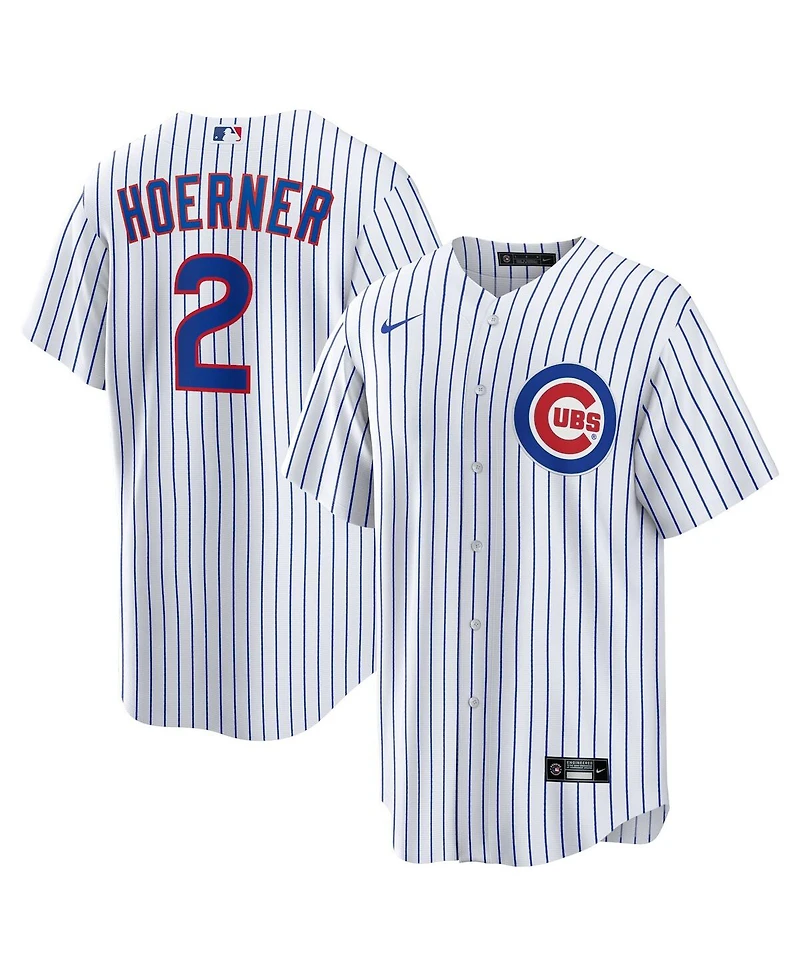 Nike Men's Nico Hoerner White Chicago Cubs Replica Player Jersey