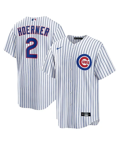 Nike Men's Nico Hoerner White Chicago Cubs Replica Player Jersey