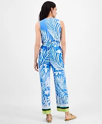 I.n.c. International Concepts Petite Printed Tie-Waist Jumpsuit, Exclusively at Macy's