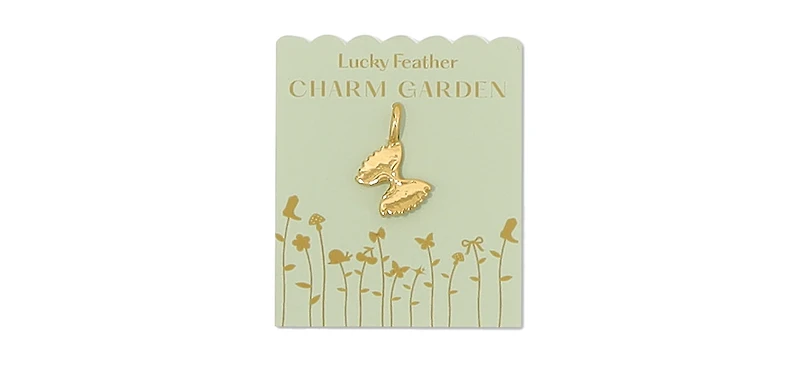 Lucky Feather Charm Garden - Gold